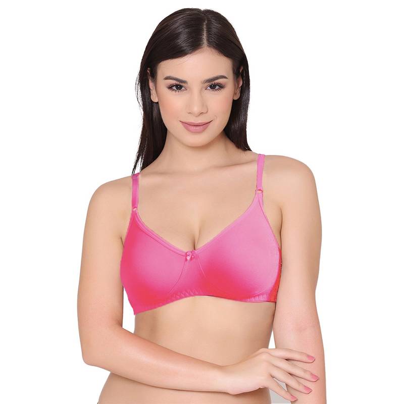 Groversons Paris Beauty Women'S Cotton Non Padded Non-Wired Regular Bra (34B)